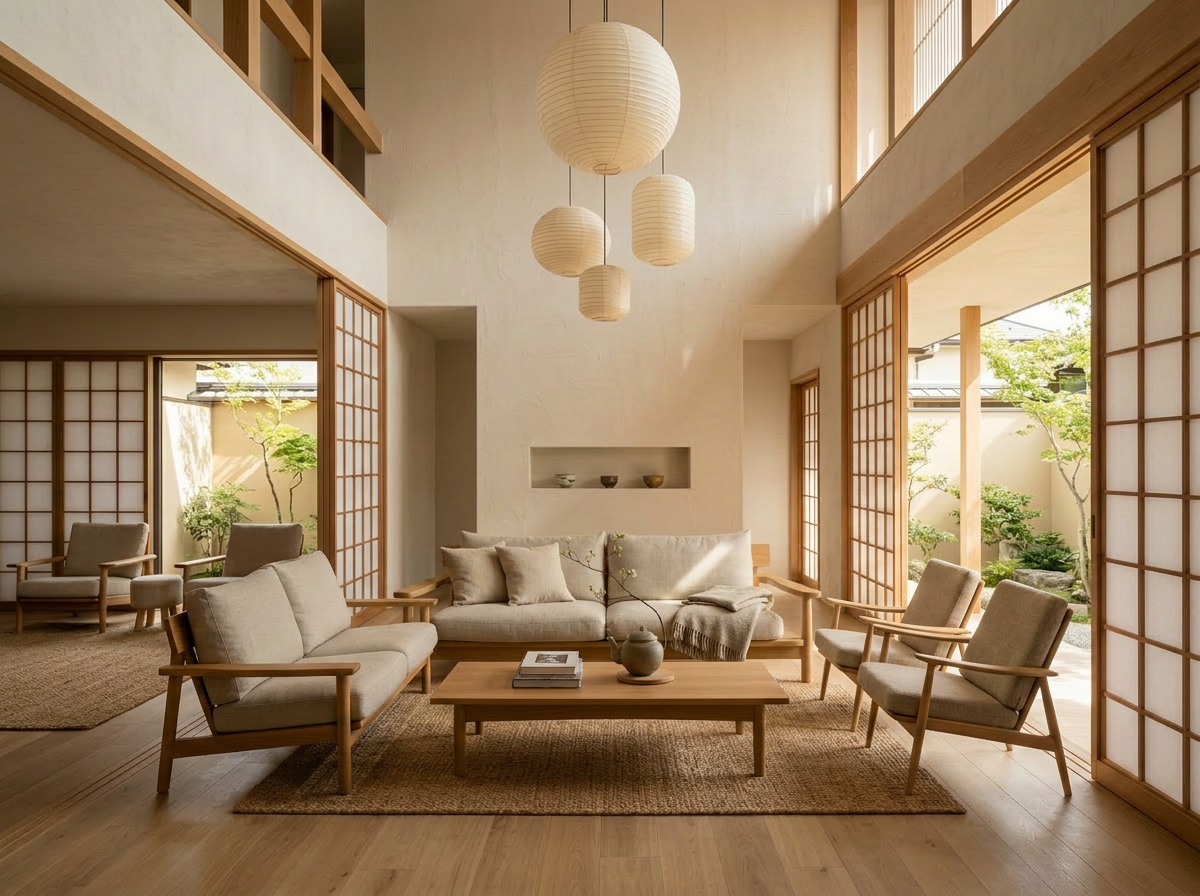 Japandi interior example