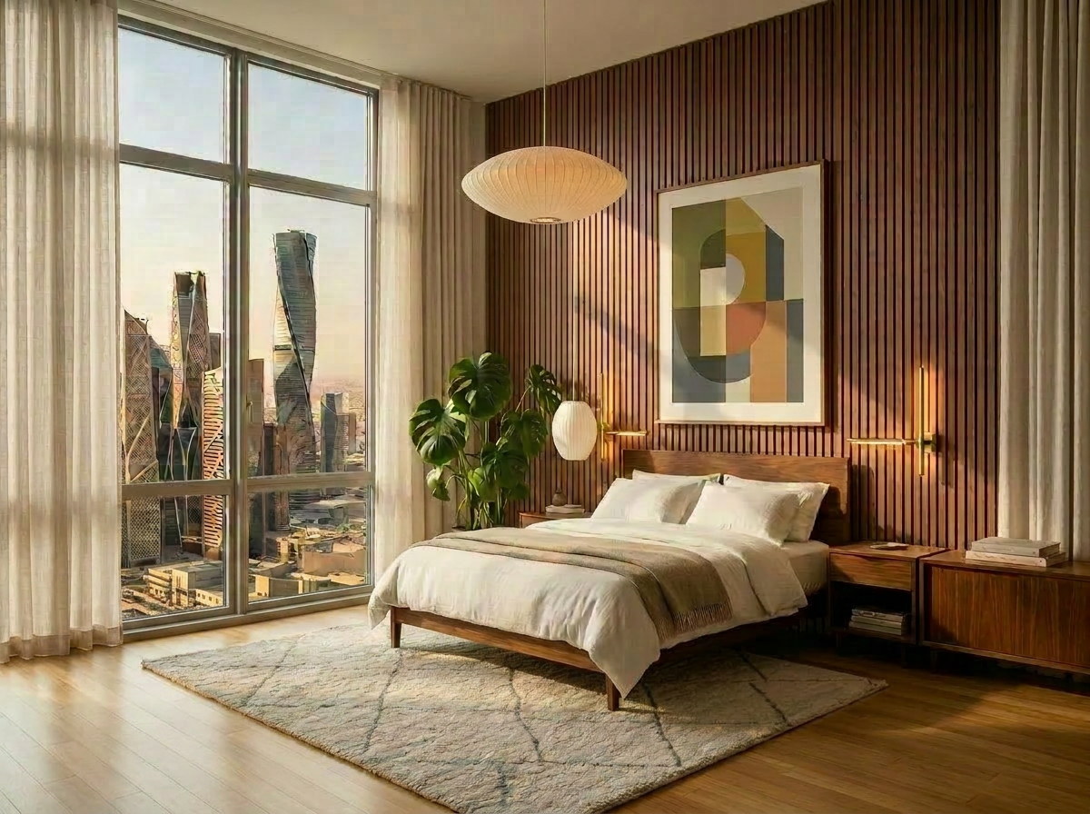 Modernist interior example